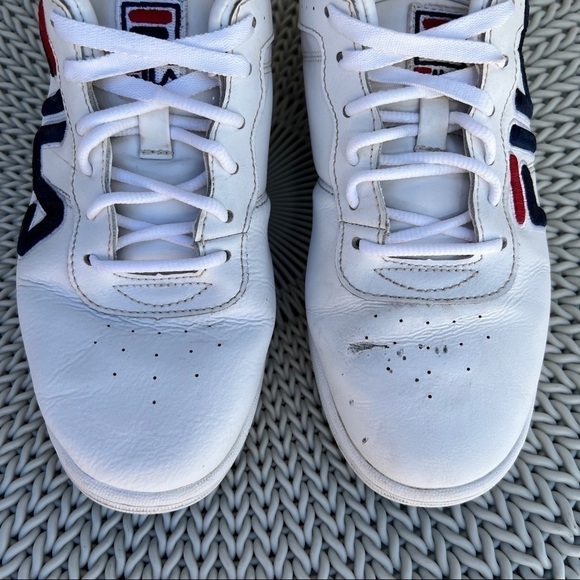Fila White Leather Sneakers - Picture 5 of 9